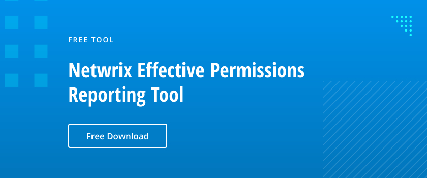 Netwrix Effective  Permissions Reporting Tool